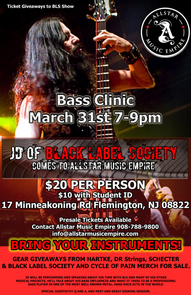JD of Black Label Society